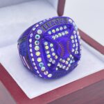 HOME PLATE LEAGUE FINALIST RING --- PURPLE BODY, PRISMATIC STONES (Item #62-49)