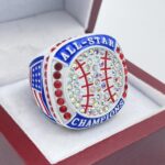 ALL-STAR BALL CHAMPION RING --- WHITE BODY, PRISMATIC STONE (Item #33-136)