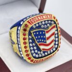 PATRIOT CHAMPION RING --- BLUE BODY (ITEM #35-32)