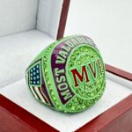 MVP ALL SPORT RING --- GREEN BODY, GREEN STONE (Item #53-25)