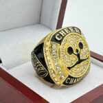 CHEER CHAMPION RING --GOLD BODY, CLEAR STONES (ITEM #56-28)