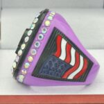 5 STAR MVP ALL SPORT RING --- PURPLE BODY, BLACK SIDES (Item #53-57) - Image 2