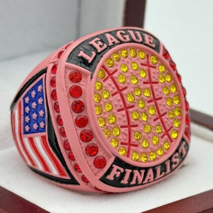SOFTBALL LEAGUE FINALIST RING --- PINK BODY (Item #32-177)