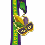 MARDI GRAS CHAMPION MEDAL --- GOLD (Item #46-116)
