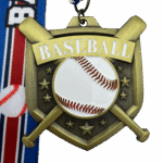 BASEBALL PARTICIPATION MEDAL --- GOLD (Item #64-164)