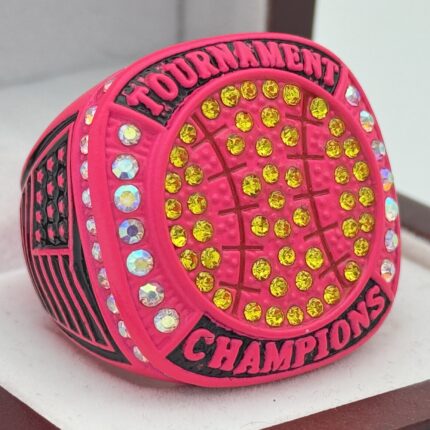 SOFTBALL CHAMPION RING --- NEON PINK BODY (Item #31-108)
