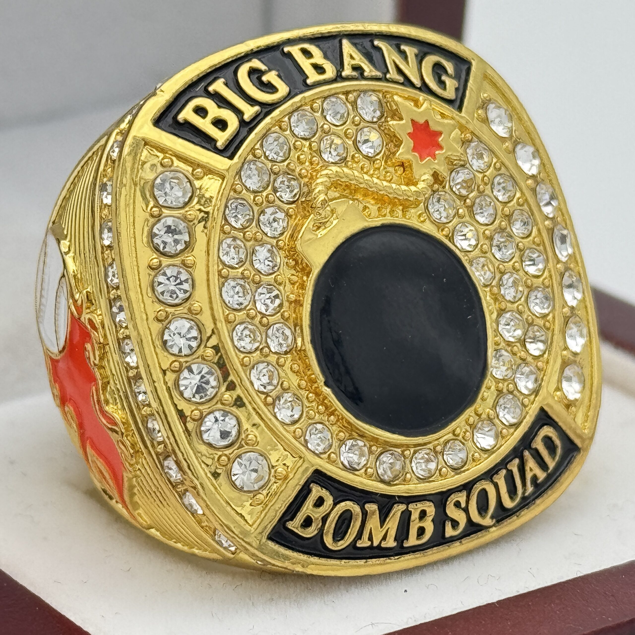 IMG_3340 BIG BANG BOMB SQUAD RING --- GOLD BODY, BASEBALL (Item #41-70) - Image 1