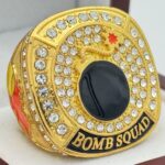 BOMB SQAUD RING --- GOLD BODY, SOFTBALL (Item #53-248)