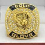 GOLD GLOVE RING --- GOLD BODY, CLEAR STONES (Item #53-245) - Image 3