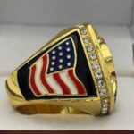 FLAG FOOTBALL CHAMPION RING --- GOLD BODY (Item #51-161) - Image 4