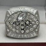 ICED OUT CLASSIC FOOTBALL FINALIST RING --- SILVER BODY (Item #59-49) - Image 3