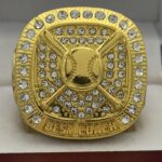 ICED OUT BEST COACH HOME PLATE RING --- GOLD BODY (Item #59-20) - Image 3
