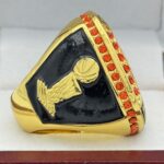 VARSITY BASKETBALL CHAMPION RING --- GOLD BODY, ORANGE STONE (Item #52-128) - Image 4