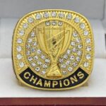 ADULT TROPHY CHAMPION RING --- GOLD BODY, CLEAR STONES (ITEM #60-21) - Image 3