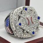 DIAMOND SERIES --- SILVER BODY, SILVER TOP, BLUE STONES, RED LACES (Item # 57-173)