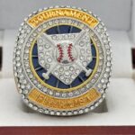 JUMBO HOME PLATE FINALIST RING --- BLUE BACKGROUND, CLEAR STONES (Item # 57-161) - Image 3
