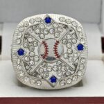 DIAMOND SERIES --- SILVER BODY, SILVER TOP, BLUE STONES, RED LACES (Item # 57-173) - Image 3